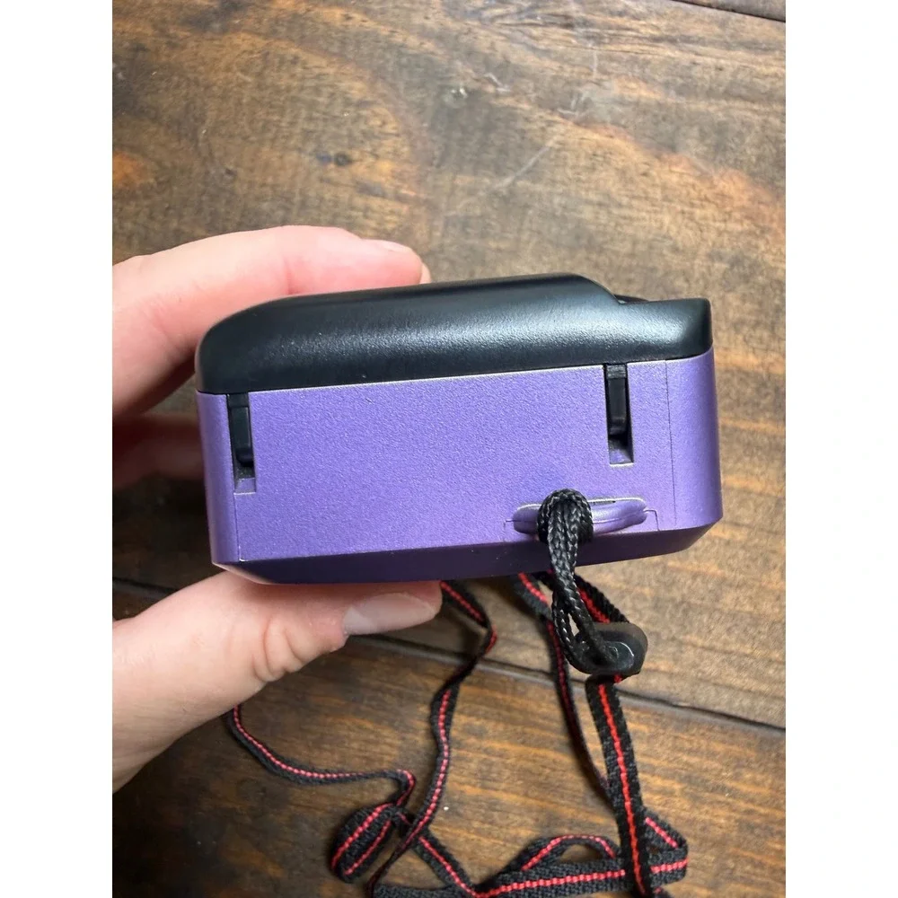Le Clic Film Camera OS 35mm Point Shoot Purple Flash LC18 EV Case 1084 UNTESTED
